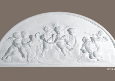 Bas relief Anges en Farandole Demi lune EffaydeStyle