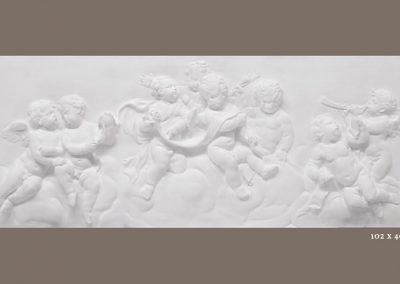 Bas relief Anges en farandole EffaydeStyle