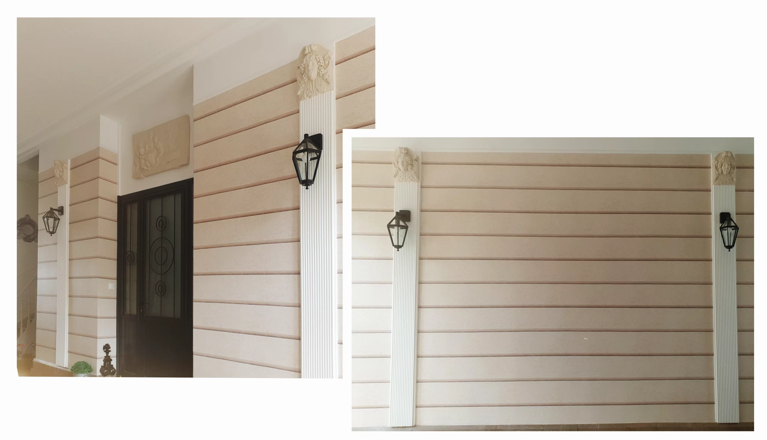 Réalisation - Effay de Style - Reproduction à l'identique de têtes de fontaine + fût de pilastre corinthienne large Réalisation - Effay de Style - Reproduction à l'identique de têtes de fontaine + fût de pilastre corinthienne large