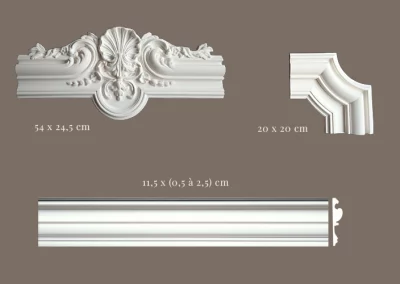 Rochester coquille - Angles et moulures - Effay de Style